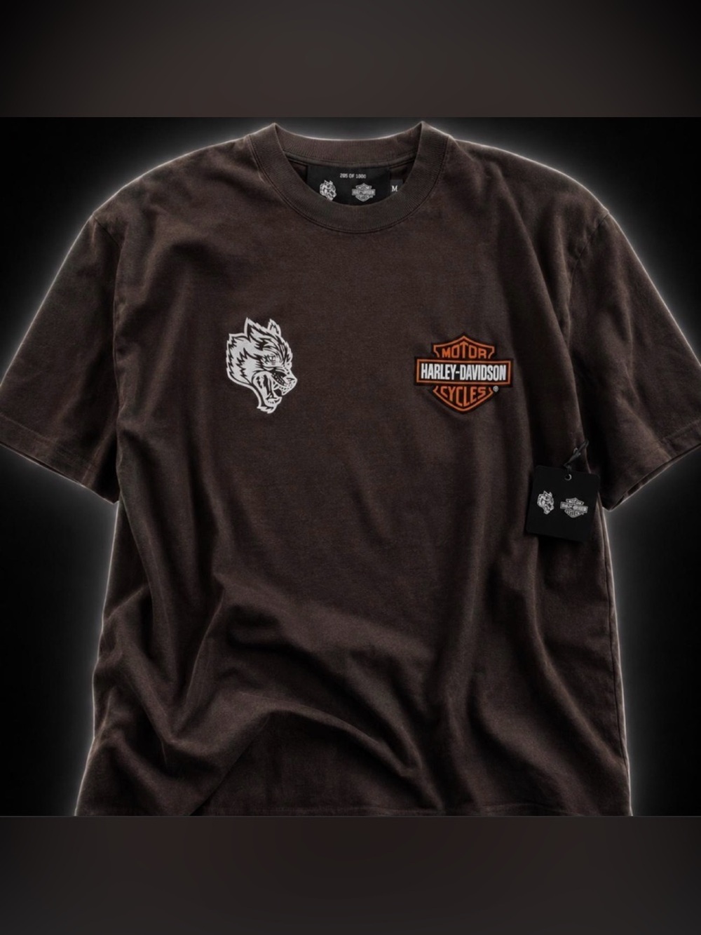 Darc Sport x Harley-Davidson ‘The Snake & The Wolf’ Premium Tee - Size M - NWT - Picture 2 of 4
